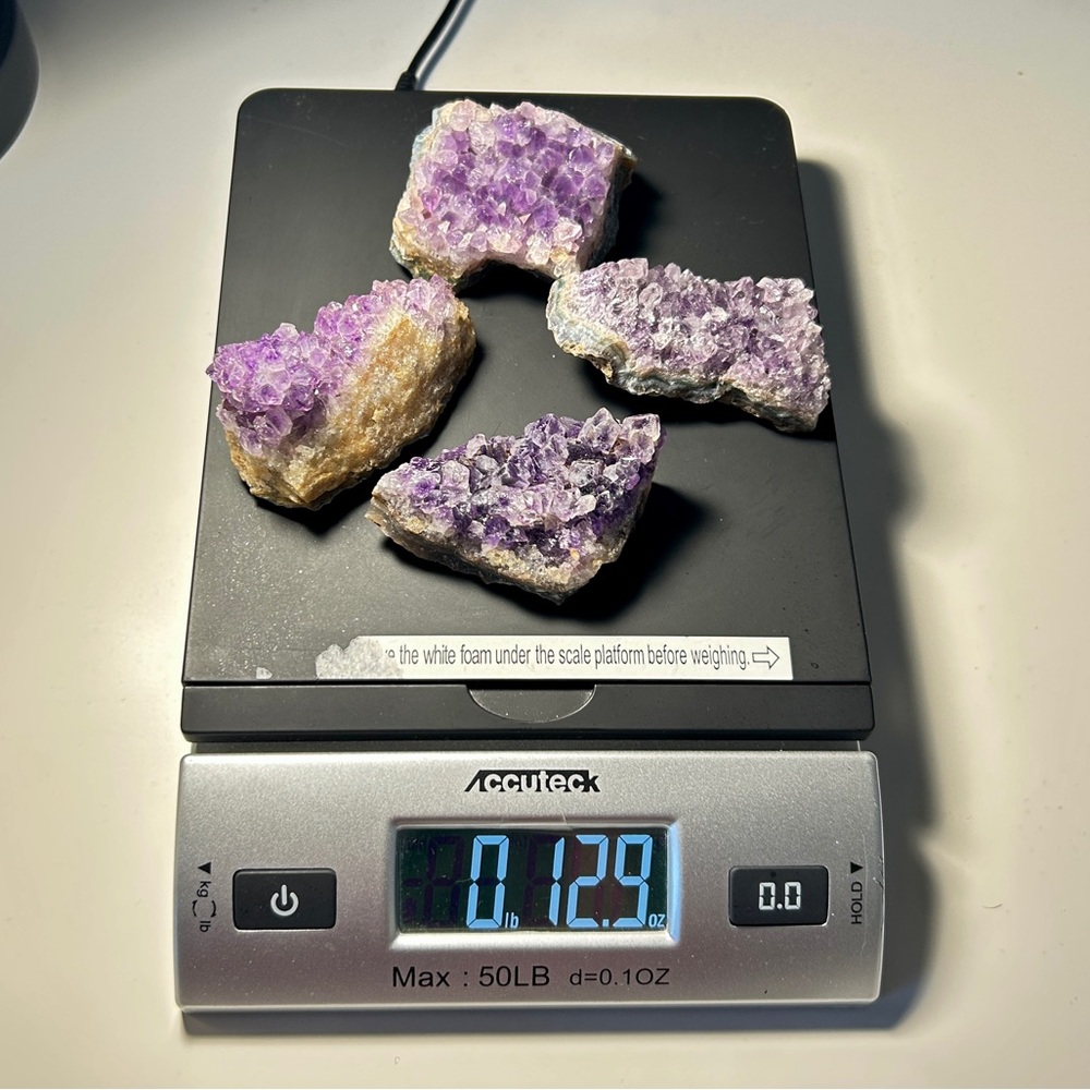 Amethyst Crystal Cluster Set - Picture 14 of 14
